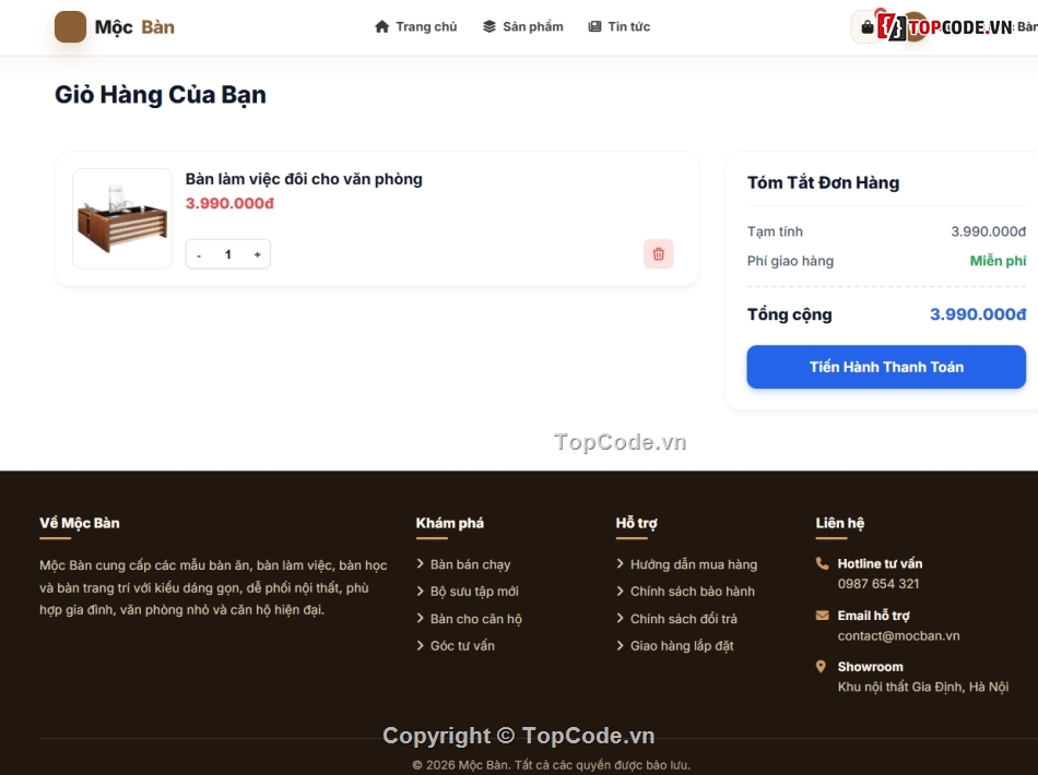 website,bán bàn,web bán bàn